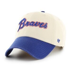 ‘47 Atlanta Braves Cooperstown All Star Game Ballpark Script Shot Cleanup Hat Na